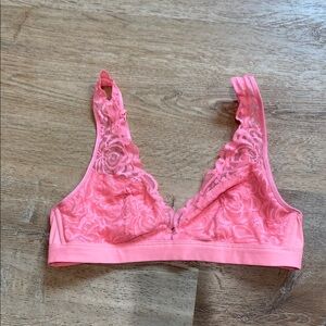 PINK Victoria’s Secret bralette women’s medium coral pink